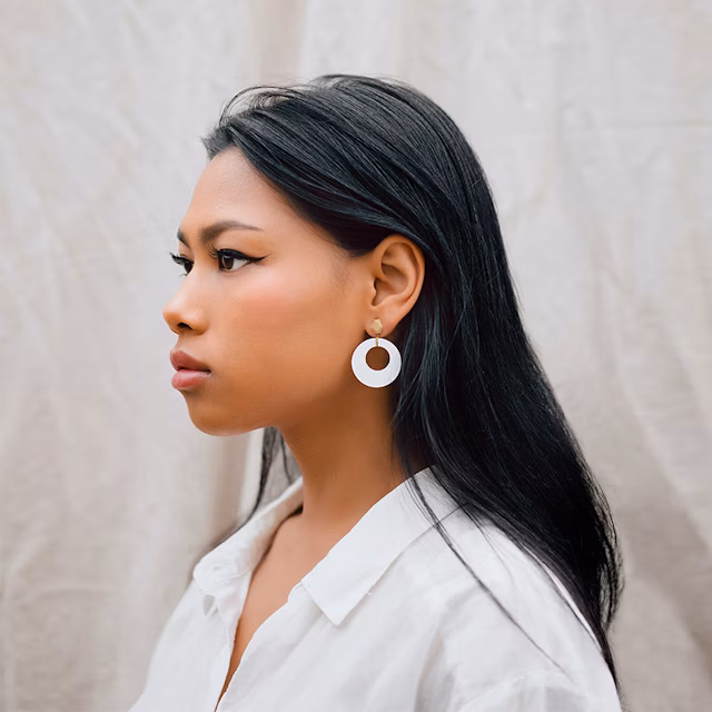 Le brushing en salon de coiffure